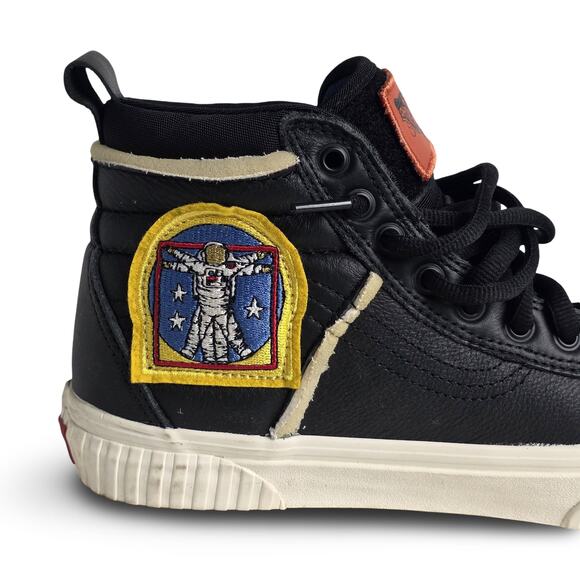 Vans Sk8-Hi 46 MTE DX NASA Space Voyager Black Leather VN0A3DQ5UQ3 Mens Size 9.5 main image 5